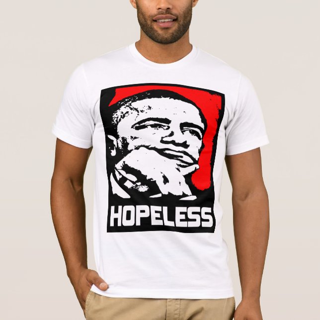 T-shirt Désespéré : Barack Obama ! (Devant)