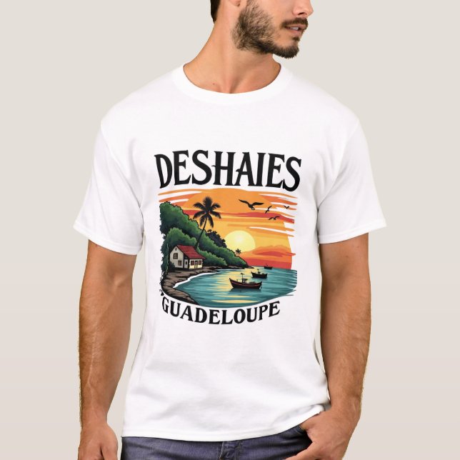 T-SHIRT DESHAIES GUADELOUPE (Devant)