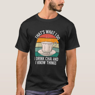 T-shirt Desi Tea Pakistan Indien Hindi Chai Hommes Femmes
