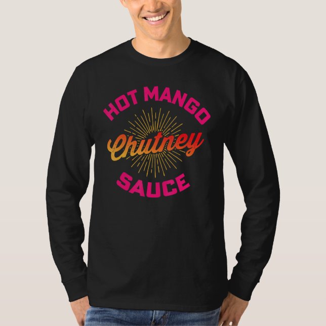 T-shirt Desi Urdu Hindi Trending Hot Mango Chutney Sauce (Devant)