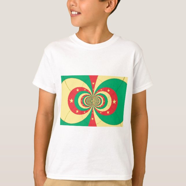 T-shirt Design à cinq branches République du Cameroun (Devant)