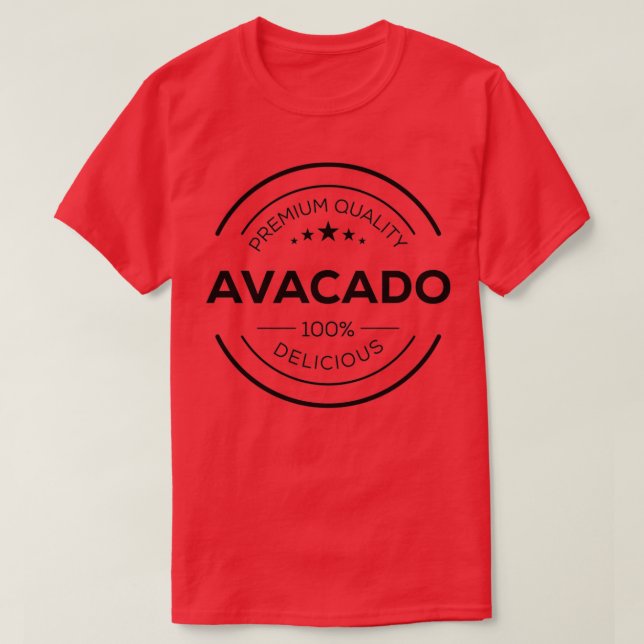 T-shirt Design Avacado (Design devant)