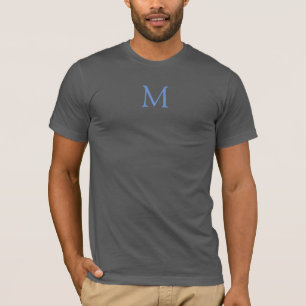 T-shirt Design avant Monogrammé Élégant moderne Hommes