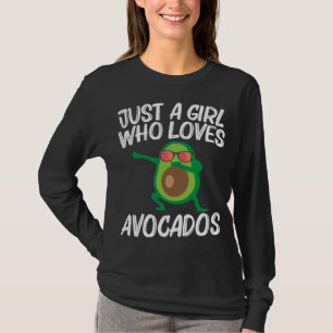 T-shirt Design Avocado mignon Pour Filles Enfants Fruit Sa