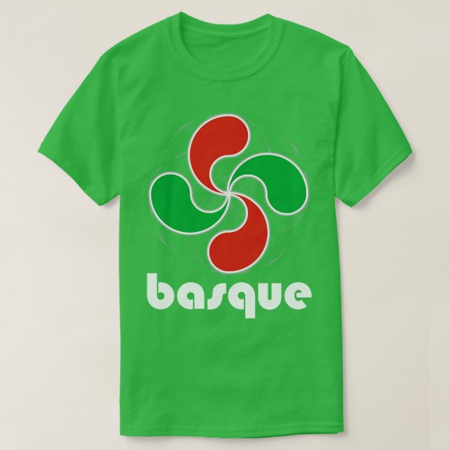 T-shirt Design basque Pride Lauburu Four Headsgraph (Design devant)