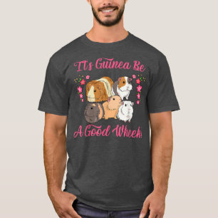 T-shirt Design C'est Guinée Be A Good Wheek Funny Pigs Art