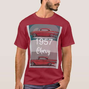 T-shirt Design Chevy en 1957