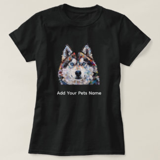 T-shirt design Chien Husky