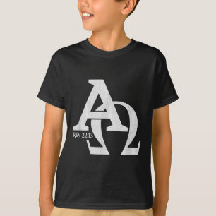 T-shirt Design chrétien - Alpha Et Oméga La Lette Grecque
