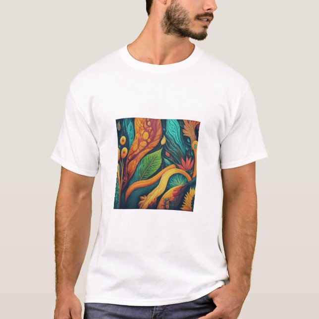 T-shirt Design coloré (Devant)