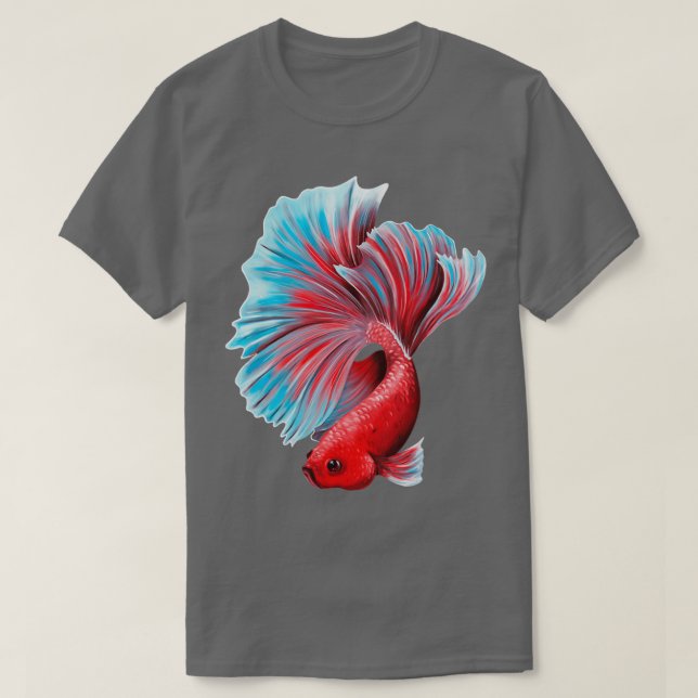 T-shirt Design coloré de betta (Design devant)
