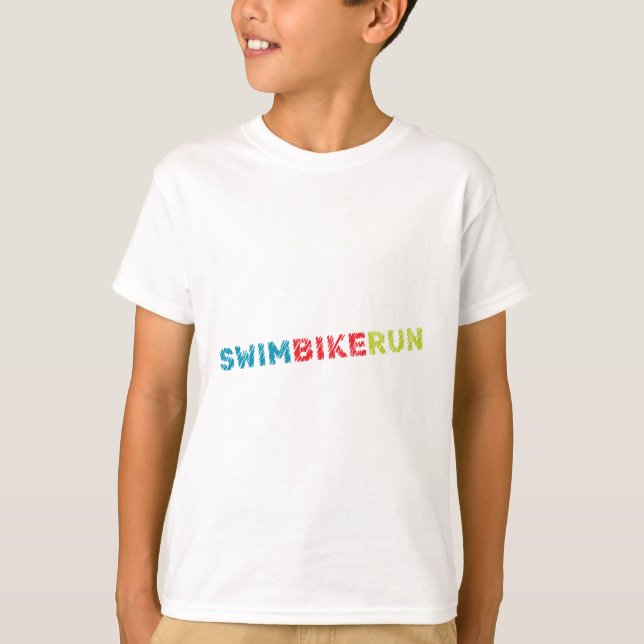 T-shirt Design Cool de triathlon (Devant)