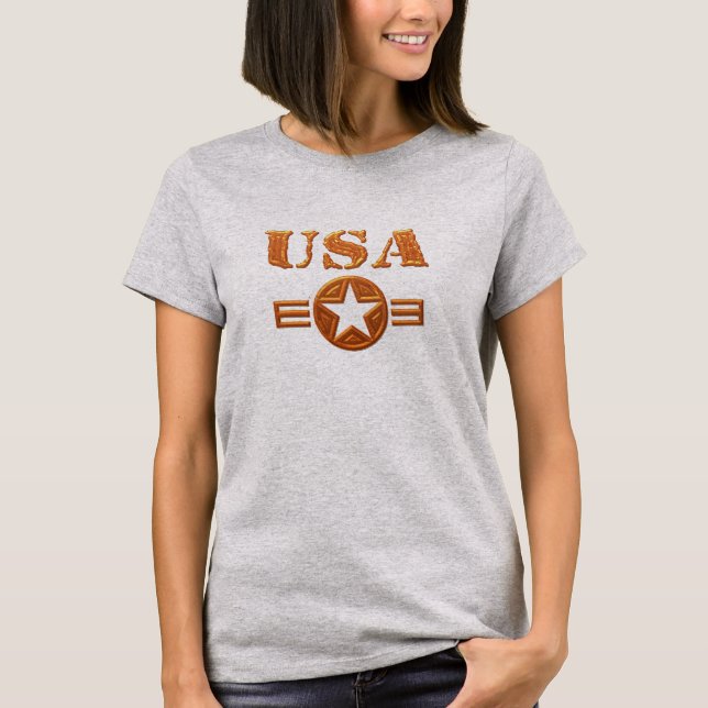 T-shirt design cool USA American Pride graphique (Devant)