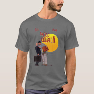 T-shirt Design Couple Two Man Taling Poster Odds Comédie M