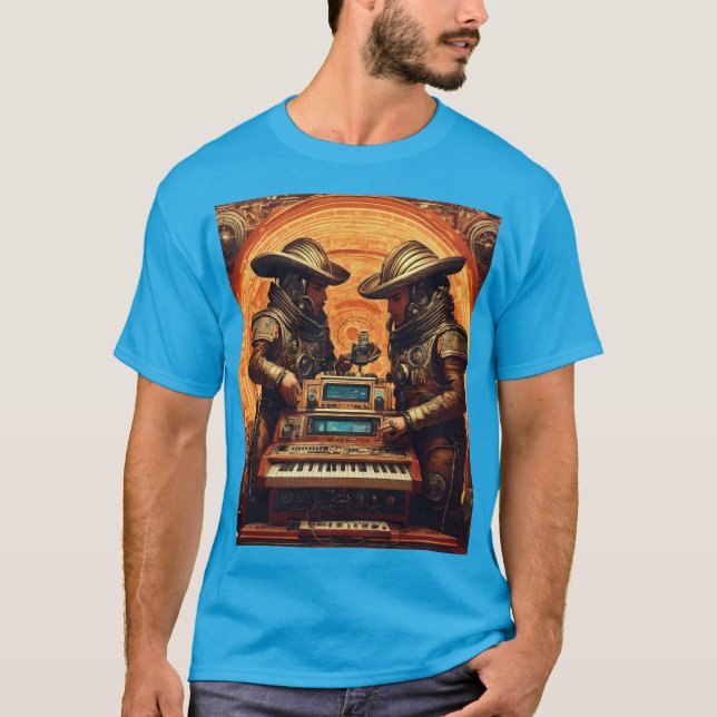 T-shirt design Cyber Maestro DJ (Devant)