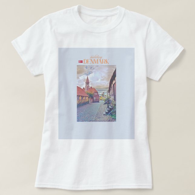 T-shirt Design danois audacieux (Design devant)