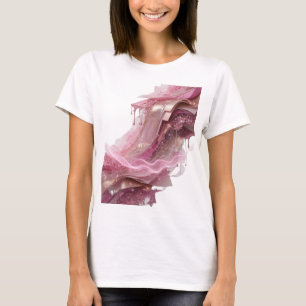T-shirt Design d'art abstrait argenté ABSTRACT ART v2