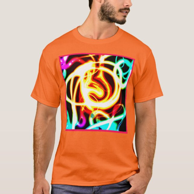 T-shirt Design d'art géométrique Neon pour vos besoins (Devant)
