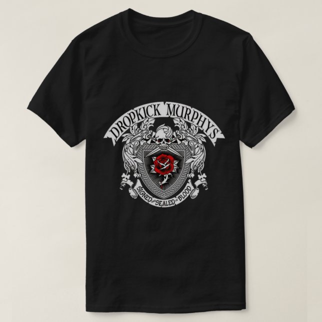 T-shirt design d'art nouveau dropkick murphys dropkick mur (Design devant)