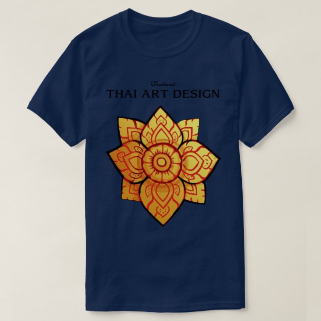T-shirt Design d'art thaïlandais classique (Design devant)