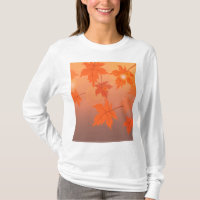 Design d'automne avec feuilles d'érable et effet b