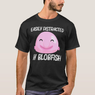 T-shirt Design de blobfish cool pour hommes femmes pêcheur