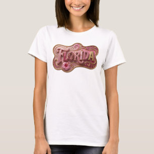 T-shirt Design de chemise FLORIDE Or Élégant