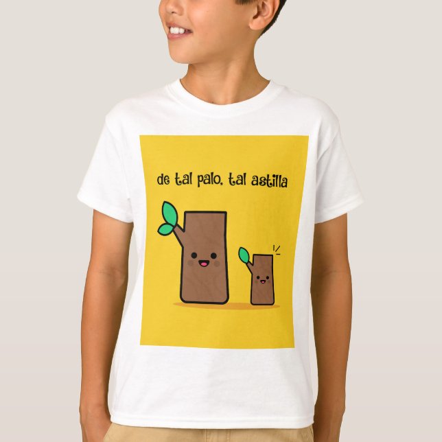 T-shirt Design de chemise pour enfants | Dat du père | Pap (Devant)