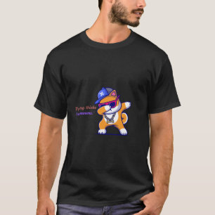 T-shirt Design de chien de dessin cool - "Mon chien pense