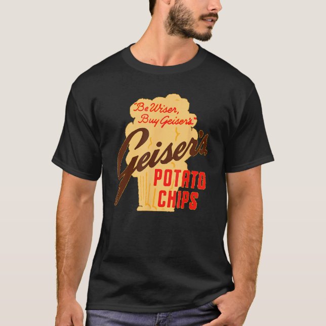 T-shirt Design de chips de pommes de terre de Geiser (Devant)