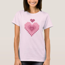 Design de coeur Pixelated - Saint Valentin Amour