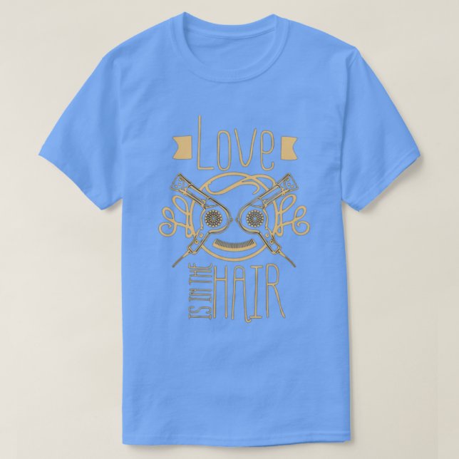 T-shirt Design de coiffure (Design devant)