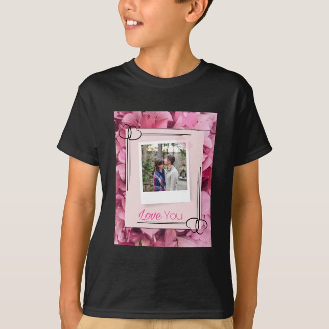 T-Shirt Design de Couple Amoureux (Devant)