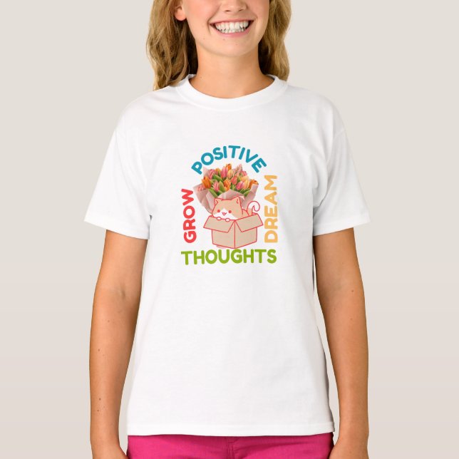 T-shirt Design de fleur de chats | LOVE RÊVE (Devant)