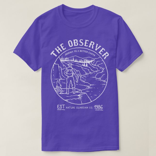 T-shirt Design de la nature de randonneur (Design devant)