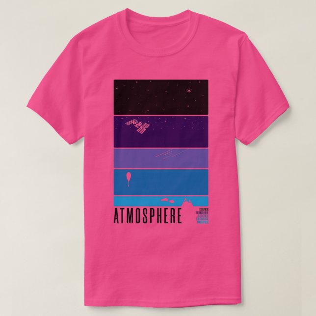 T-shirt Design de Layer atmosphérique  (Design devant)