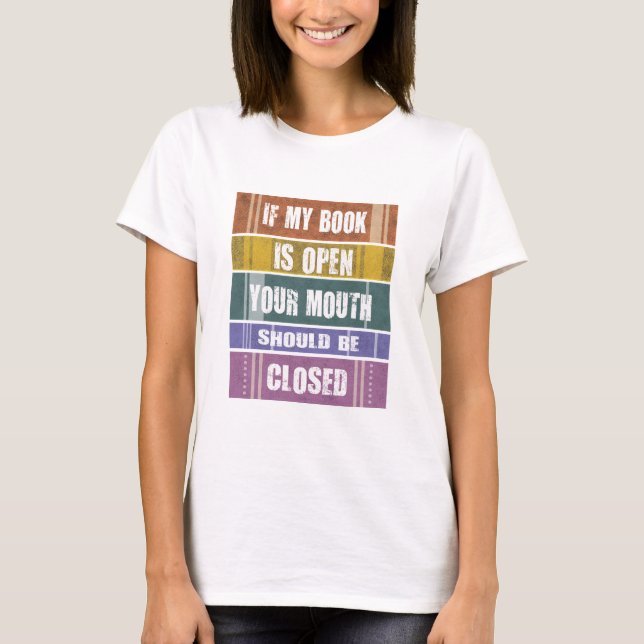 T-shirt design de livres (Devant)
