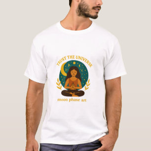T-shirt Design de lune céleste