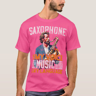 T-shirt Design de musique de jazz saxophone unique
