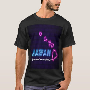 T-shirt Design de néon hawaïen
