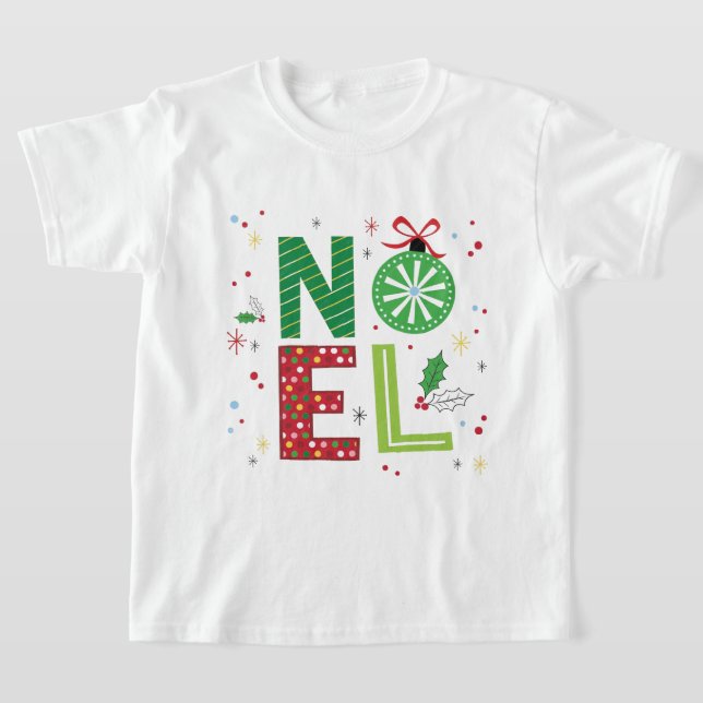 T-shirt "Design de Noël Noel coloré" (Poser)