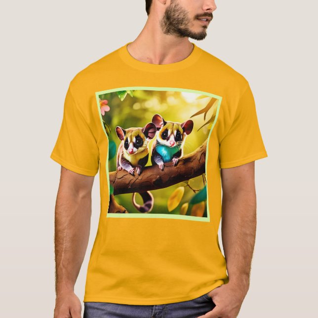 T-shirt Design de paire de planeurs doux (Devant)