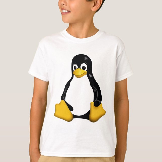 T-shirt design de pingouin (Devant)