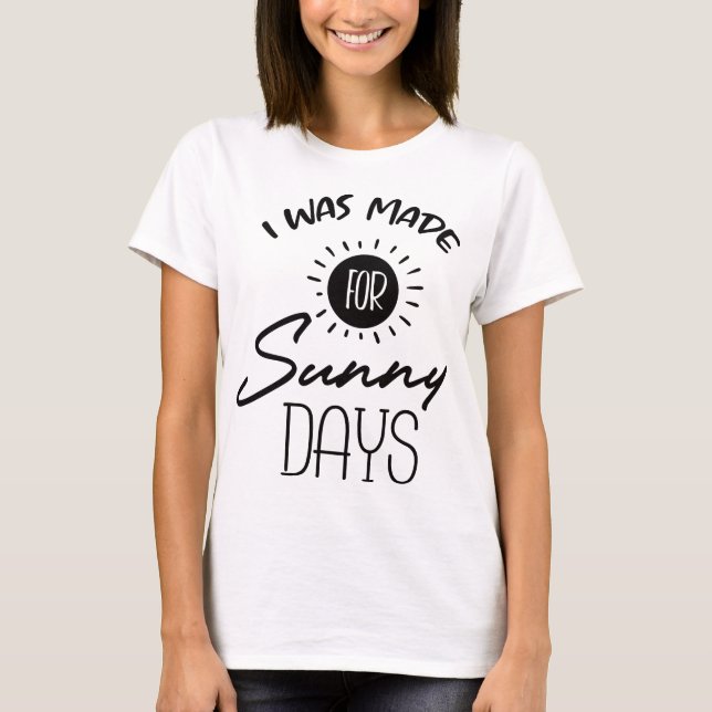 T-shirt Design de plage d'été (Devant)