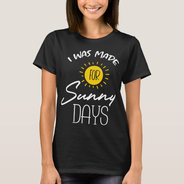 T-shirt Design de plage d'été (Devant)