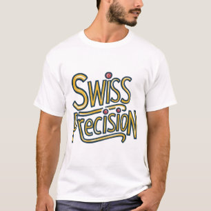 T-shirt Design de précision suisse