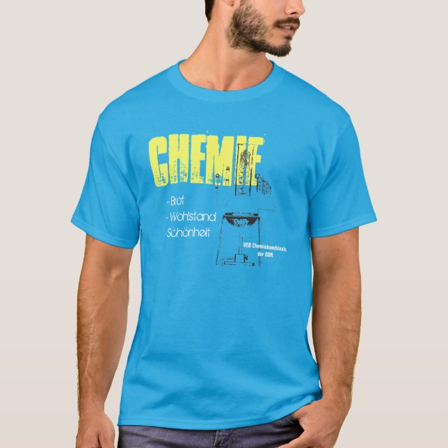 T-shirt Design de publicité chimique en RDA (Devant)
