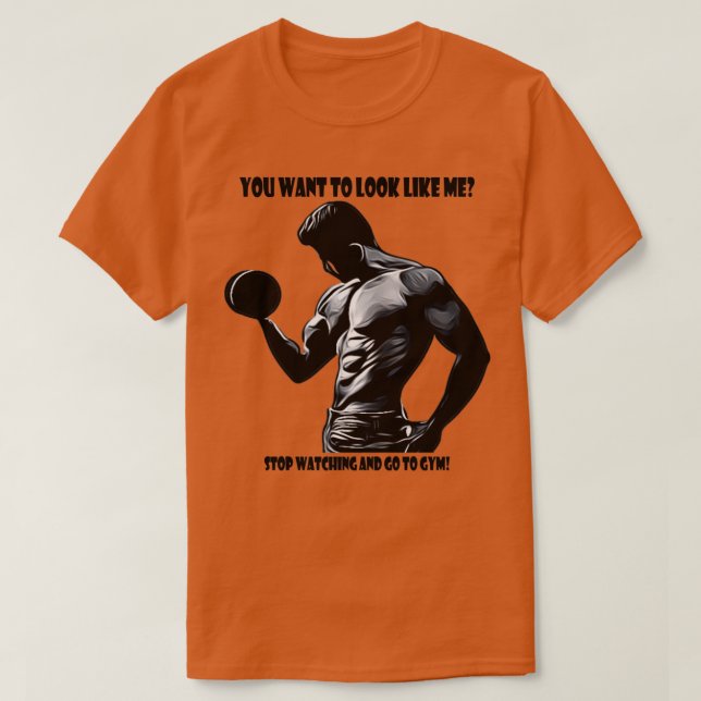 T-shirt Design de salle de sport (Design devant)