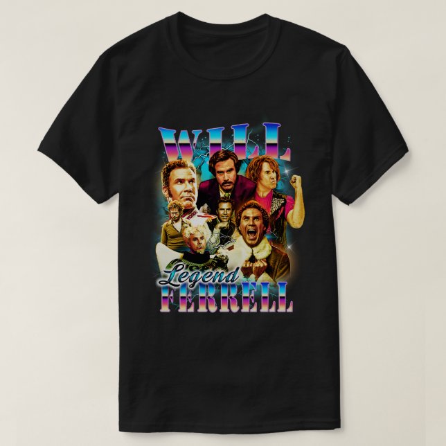 T-shirt Design de style bootleg des années Ferrell90 (Design devant)