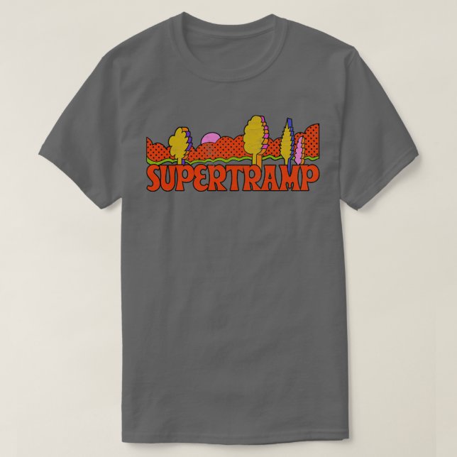 T-shirt Design de style rétro original Supertramp (Design devant)